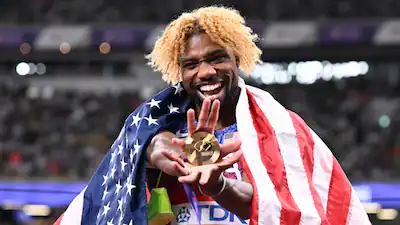 Noah Lyles Defends 200m Title in Style as Zango Ends Career on Emotional Note